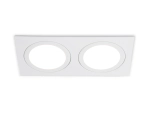 Светильник встраиваемый TN6612/2 WH белый IP44 GX53/2 max 15W 215*110*24