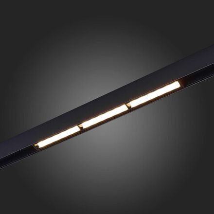 ST804.436.18 Магнитный трековый светильник Черный LED 1*18W 3000K 1 000Lm Ra&gt;90 120° IP20 L330xW22xH46 48VV