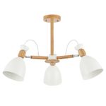 SLE103802-03 Люстра потолочная Светлое дерево, Белый/Белый E27 3*60W