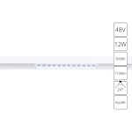 Магнитный трековый светильник Arte Lamp LINEA A4674PL-1WH, 1хLED