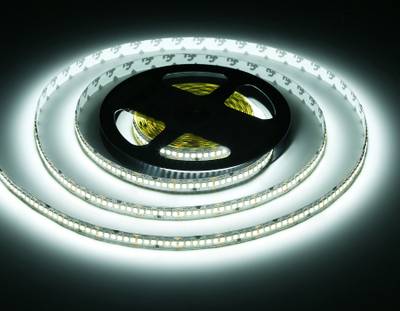 Светодиодная лента GS3503 2835 240Led /22W m/ 24V IP20 6500K/ 5000*10*1.2mm/ кратность резки 25mm (2 конт.)
