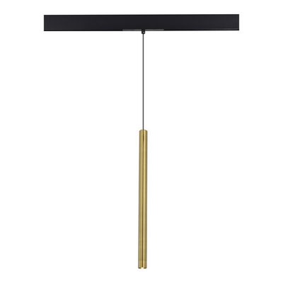 ST683.336.08 Магнитный трековый светильник Золотистый LED 1*8W 3000K 450Lm Ra90 24° IP20 D30xH500 48V