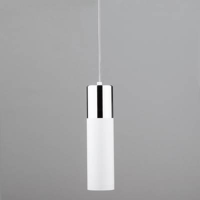 Подвесной светодиодный светильник в стиле лофт 50135/1 LED хром / белый