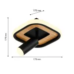 Потолочный светильник Olika 4439-1C, LED*12W, 1200LM, 4000K. ТМ F-Promo