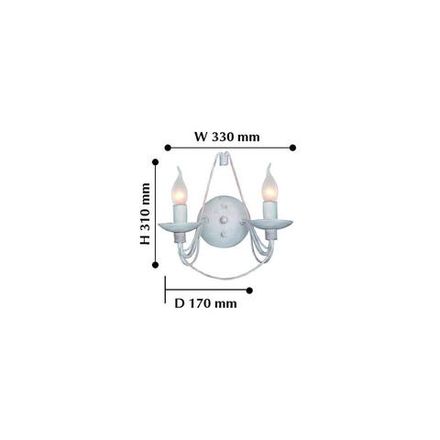 Бра Chateau 2164-2W, 2*E14*40W. ТМ F-Promo