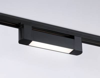 Светильник светодиодный трековый однофазный GL6727 BK черный IP20 10W 4200K 192*35*57