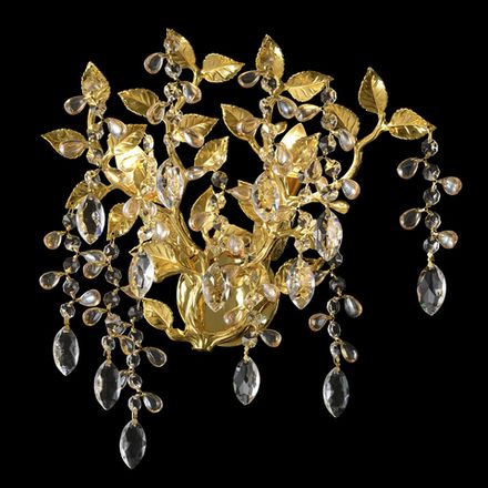 Бра Crystal Lux EDEN AP2 GOLD 3870/402