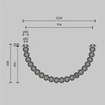 Потолочный светильник Amulet 3000К 36Вт, MOD555CL-L28G3K. TM Maytoni