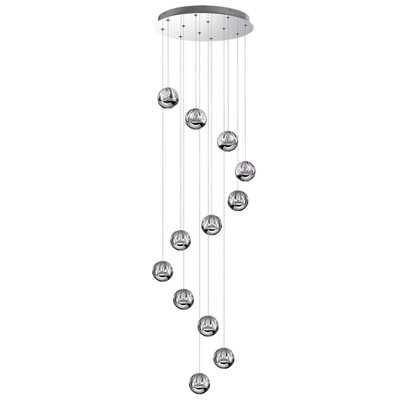 5100/60L L-VISION ODL25 559 Люстра каскадная LED 60W (12*5W) 4000K 3000Лм SONO