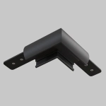 Коннектор угловой круглый Basity, черный, TRA172CL-R-11B. TM Maytoni