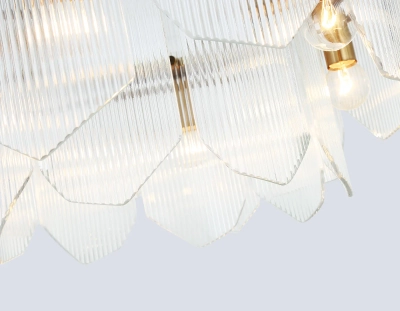 Светильник подвесной LH31251/6 BS/CL латунь/прозрачный E14*6 max 40W D510*270