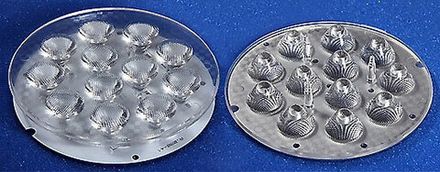 Блок линз 12B30DF (30°, 12X Emitter) (Turlens, -)