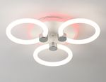 Светильник светодиодный потолочный FA3838/3 WH белый 42W 3000K-6400K+RGB D458*80 (ПДУ РАДИО 2.4G)