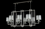 Люстра Crystal Lux NICOLAS SP8 L1000 NICKEL/WHITE 3400/308L