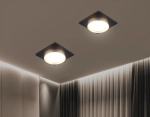 Светильник встраиваемый TN5232 BK/GD черный/золото GX53 max 12W 110*110*35