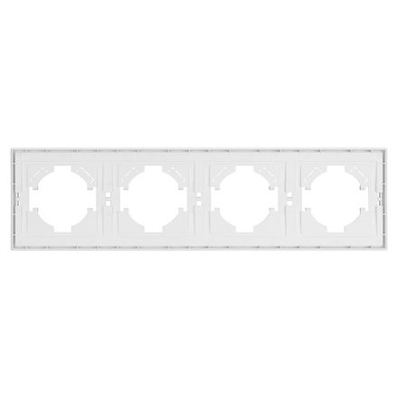 Рамка пластиковая FRM-TENDO-PL-4-WH (Arlight, -)