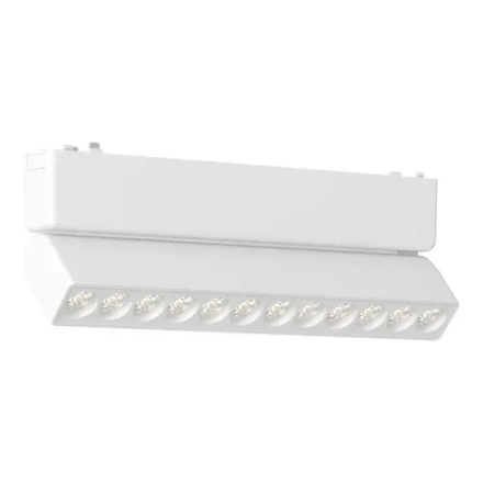 ST675.536.12 Магнитный трековый светильник Белый LED 1*12W 3000K 710Lm Ra>90 >90 IP20 L230xW26xH82 48V