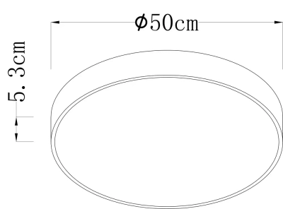 Потолочный светильник Arte Lamp ARENA A2670PL-1WH, 1хLED