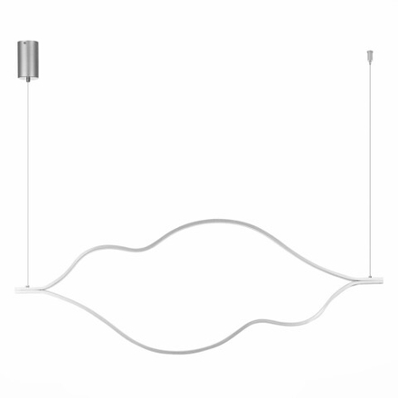 SL6106.103.65 Светильник подвесной ST-Luce Никель/Белый LED 1*65W 4000K