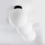 812027 Люстра GLOBO 1х40W E14 matt black/white Lightstar