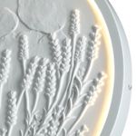 7169/10WL HIGHTECH ODL26 Настенный светильник  белый/гипс/металл IP20 LED 10W 816Лм 3000K 220-240V LAVANDA