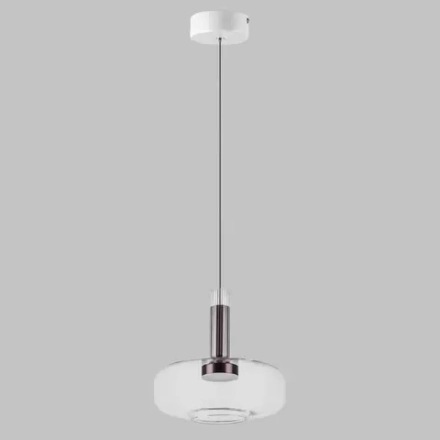 792110 Люстра DISCO 6W LED 300LM 120G БЕЛЫЙ/ПРОЗРАЧНЫЙ 3000K