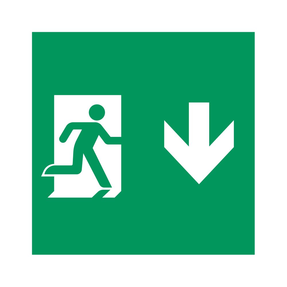 Пиктограмма EMGP-MARK-MA-DOWN (Человек, Вниз) (Arlight, Пластик)