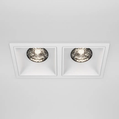 Встраиваемый светильник Alfa LED 4000K 2x15Вт 36°, DL043-02-15W4K-SQ-W. TM Maytoni