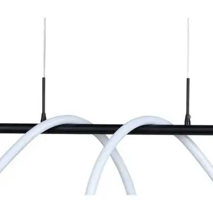 08041,19(4000K) Подвес диммируемый Далия черный w135*20 h150 Led 72W (4000К) с пультом ДУ