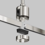 Крепление потолочное Long 760мм с прямым коннектором питания Flarity платина, TRA159C-IPCL1-PT. TM Maytoni