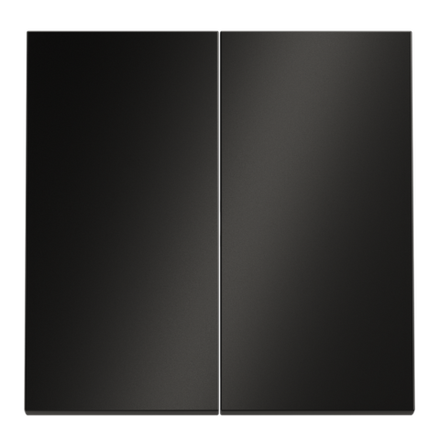 VLSM000312 Клавиши для выключателя/переключателя двухклавишного, S70 Metal (антрацит). (ТМ Maytoni)