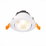 ST211.538.08.36 Св-к встр. Белый LED 1*8W 3000K 640Lm Ra80 36° IP20 D86xH50 220-240V