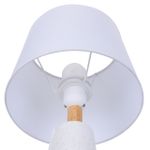 8210/1T MODERNI LN25 белый, керамика/текстиль Настольная лампа Е27 1*60W 220V VISIONA