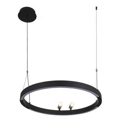 Подвесная люстра Slinga 4474-1P, LED*58W + 2*LED*3W, 1860LM, 3000-6500K. ТМ F-Promo
