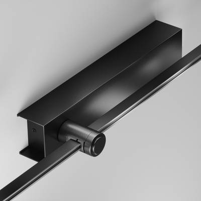 Основание настенное Wall для блока питания с вводом питания Flarity черный, TRA155CW-BB-B. TM Maytoni