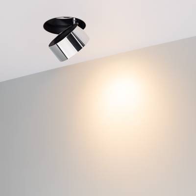 Светильник SP-PLURIO-BUILT-TRIMLESS-R120-9W Warm3000 (BK-CHR, 36 deg, 230V) (Arlight, IP20 Металл, 3 года)
