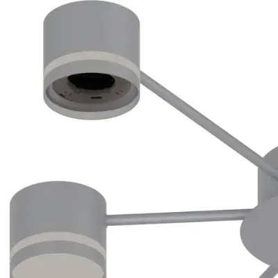 06730-0.3-10 GX53 GREY светильник потолочный Reluce, GX53х10