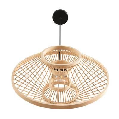 8383/1 ECO LN черный/бежевый, металл/бамбук Подвес E27 40W 220V CHAKRA