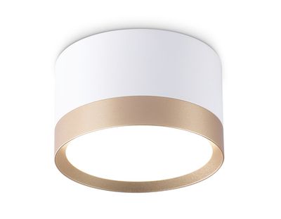 Накладной точечный светильник GX53 TN52355 WH/GD белый/золото GX53 max 12W D82*50