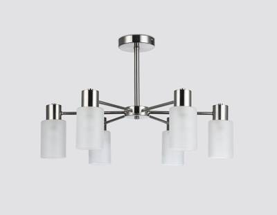 Светильник подвесной TR9572/6 SN сатин E14*6 max 40W 620*620*385