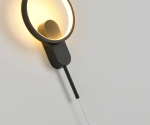 2204,19 Настенный светильник Адис черный d20 h45-152 Led 12W+5W (3000K)