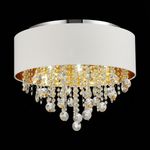 SL1350.502.06 Светильник потолочный ST-Luce Хром/Белый, Золотистый, Прозрачный E14 6*40W