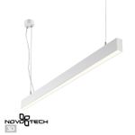 358877 OVER NT22 210 белый Светильник подвесной светодиодный (длина подвесов 1,2м) IP20 LED 4000K 40W вниз + 12W вверх 220V ITER