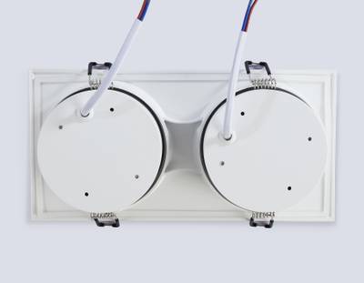 Светильник встраиваемый TN6659/2 WH белый IP44 GX53/2 220*110*48