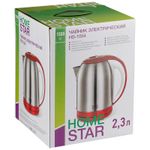 Чайник Homestar HS-1054 (2,3 л) стальной, красный