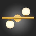 SL1185.201.02 Бра ST-Luce Золотистый/Белый G9 2*5W