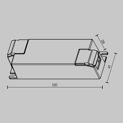 Источник тока DALI NFC DT8 250-700mA +PUSH DIM, 721022. TM Maytoni