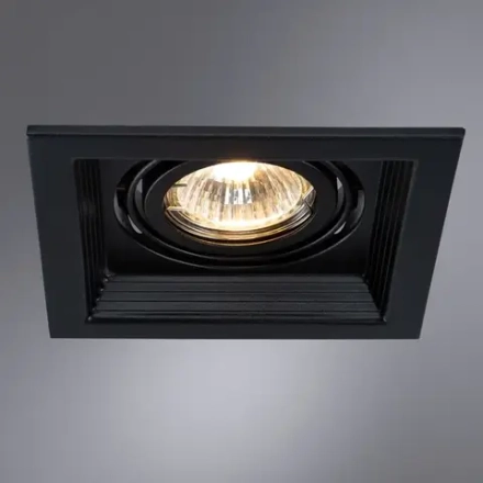 Точечный встраиваемый светильник Arte Lamp CANIS A6661PL-1BK, 1хGU10
