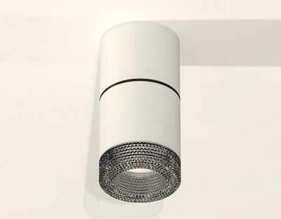 Комплект накладного светильника с композитным хрусталем XS7401182 SWH/BK белый песок/тонированный MR16 GU5.3 (C7401, A2071, C7401, N7192)