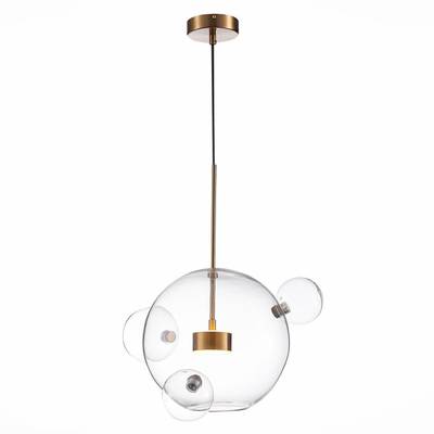 SL1133.203.01 Светильник подвесной ST-Luce Латунь/Прозрачный LED 1*14W 3000K